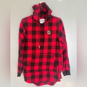 Plaid Shirt with Hood